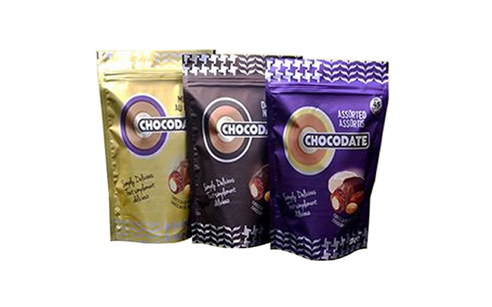 Chocolate Beans Doypack With Zipper Packing Solution
